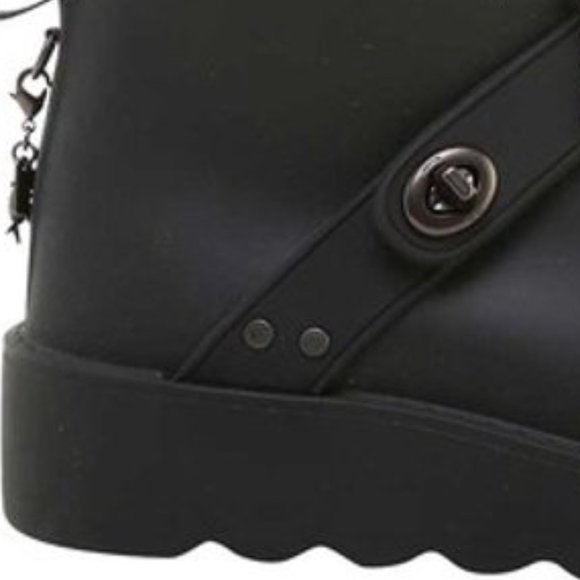 Coach Black Rain Urban Hiker Ankle Boot - Picture 11 of 12